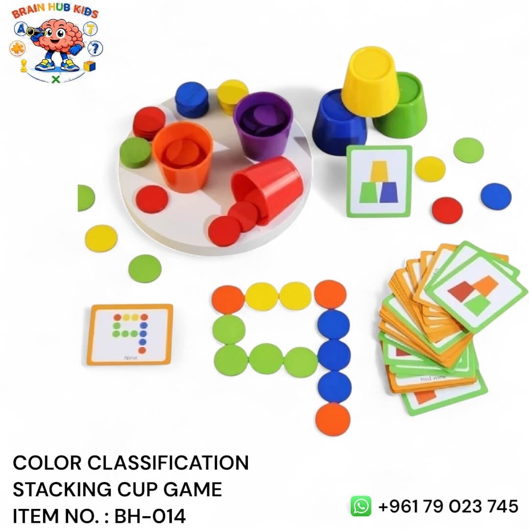 Color Classification Stacking Cup Game