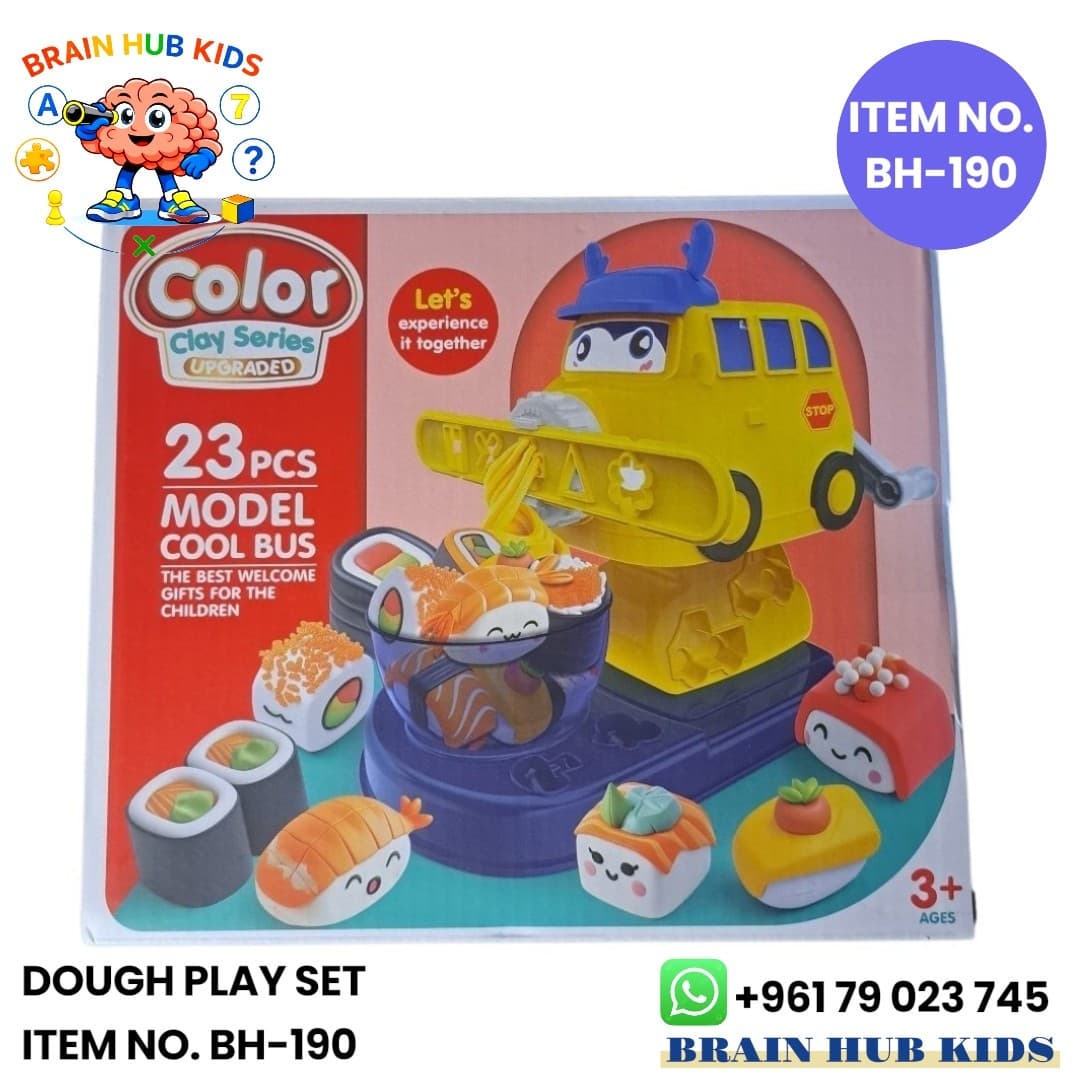 Dough Play Set Bus Model