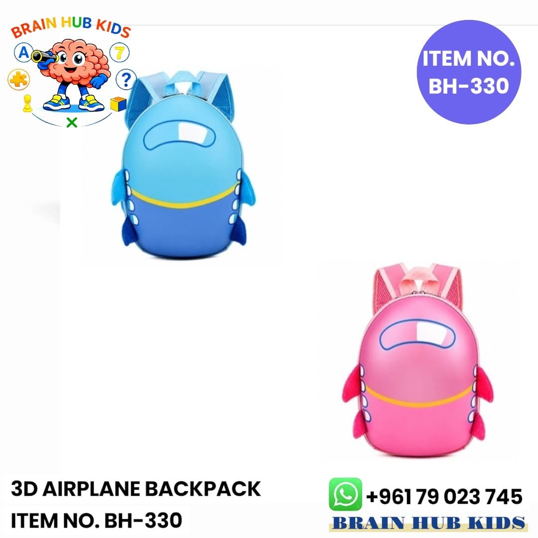 3D Airplane Hardshell Backpack