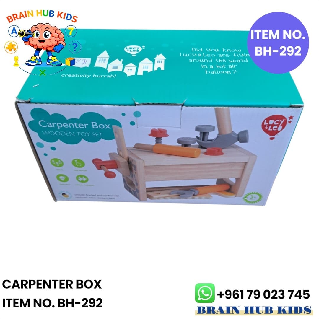 Wooden Carpenter Box Playset