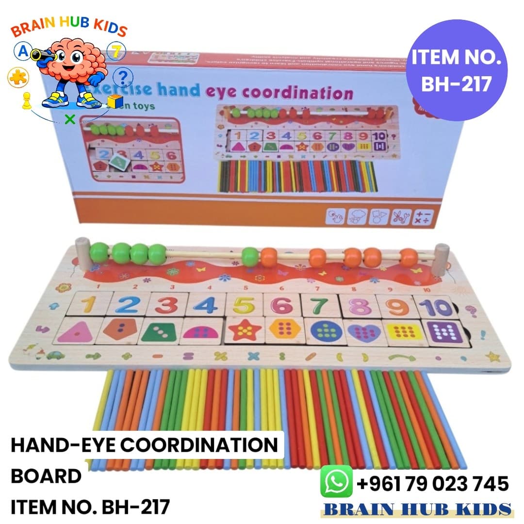 Wooden Math & Counting Learning Board