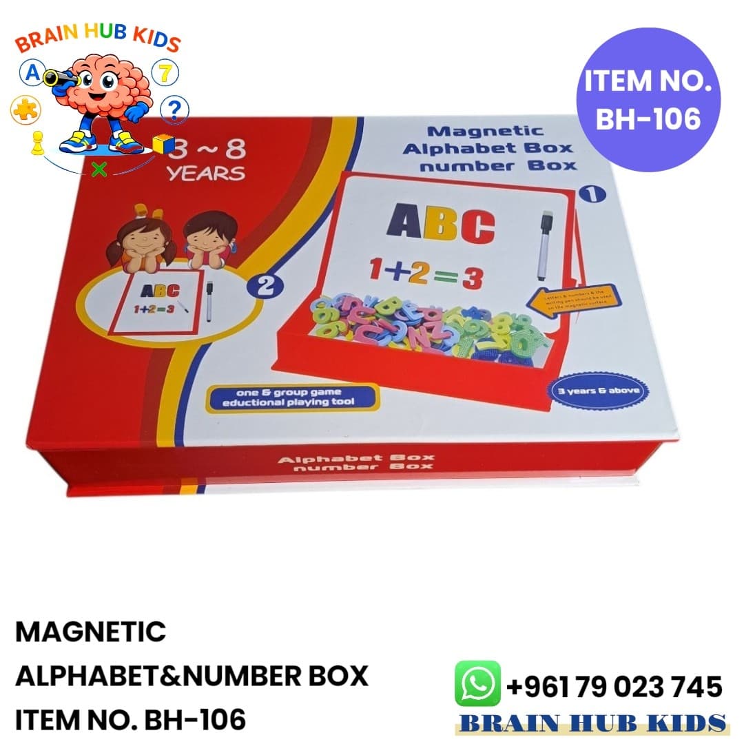 Magnetic Alphabet & Number Learning Box