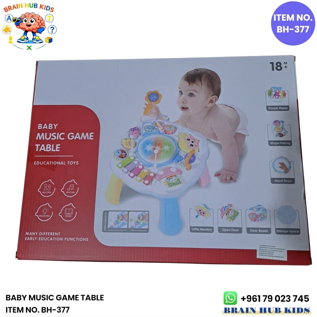 Baby Music Game Table Multi-Activity Sensory Learning Center