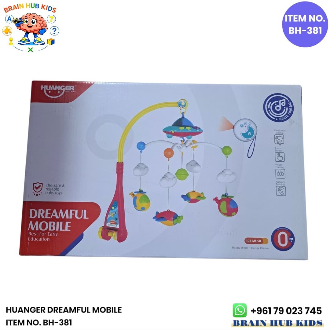 Huanger Dreamful Mobile Musical Crib Toy with Light Projection & 108 Melodies