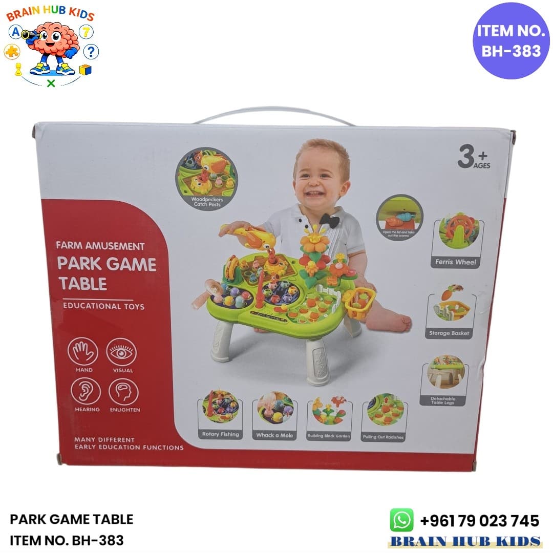 Farm Amusement Park Game Table Multi-Activity Educational Toy