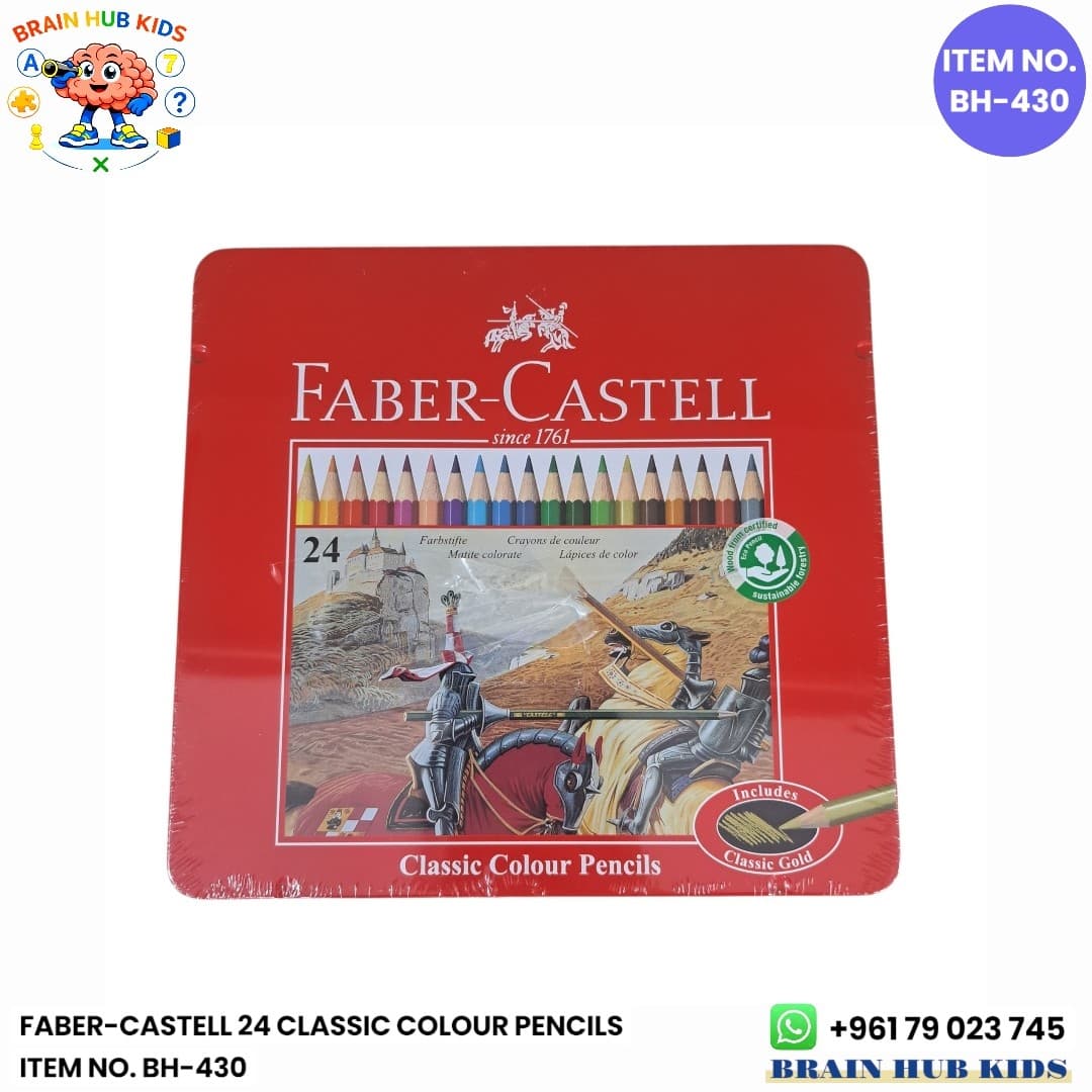 Faber-Castell Classic Colour Pencils Set of 24 Colors (Includes Classic Gold)