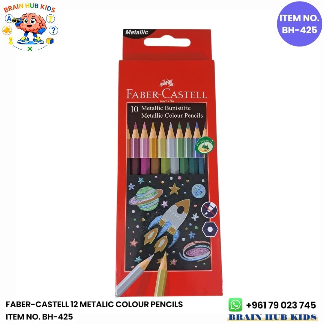 Faber-Castell Metallic Colour Pencils Pack of 10 Colors