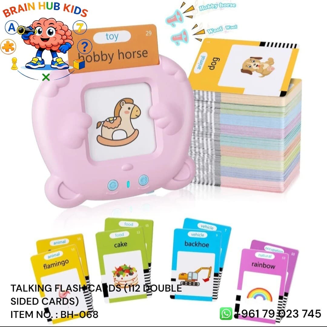 Talking Flash Cards (112 Double-Sided Cards / 224 Words)