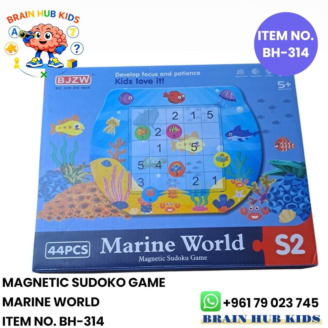 Marine World 44-Piece Magnetic Sudoku Game