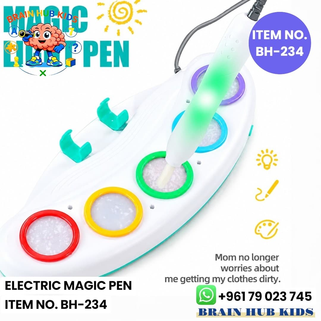 Electric Magic Light-Up Painting Pen & Color Palette Set