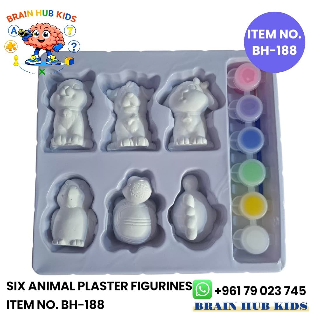 Paint & Display 3D Animal Plaster Figurines Painting Craft Kit
