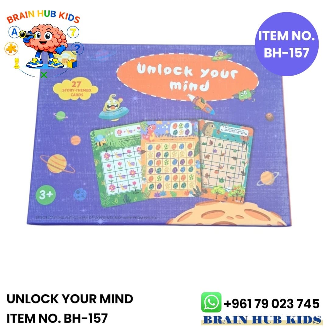 Unlock Your Mind – Educational Logic & Activity Cards (27 Cards)