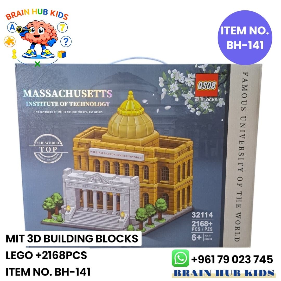 MIT 3D Micro Building Blocks Set (2168+ Pcs)