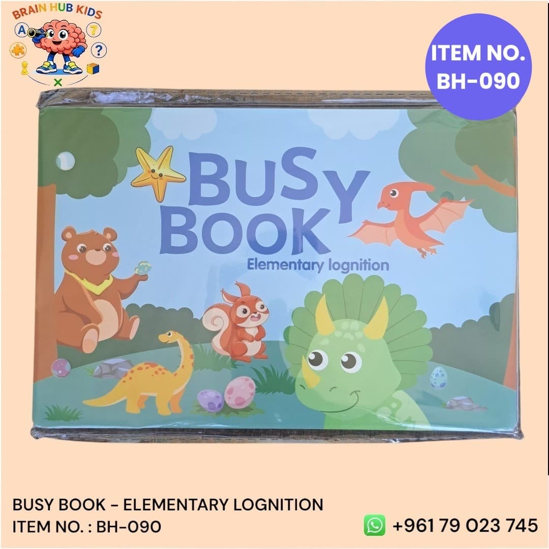 Interactive Quiet Busy Book – Elementary Cognition Theme