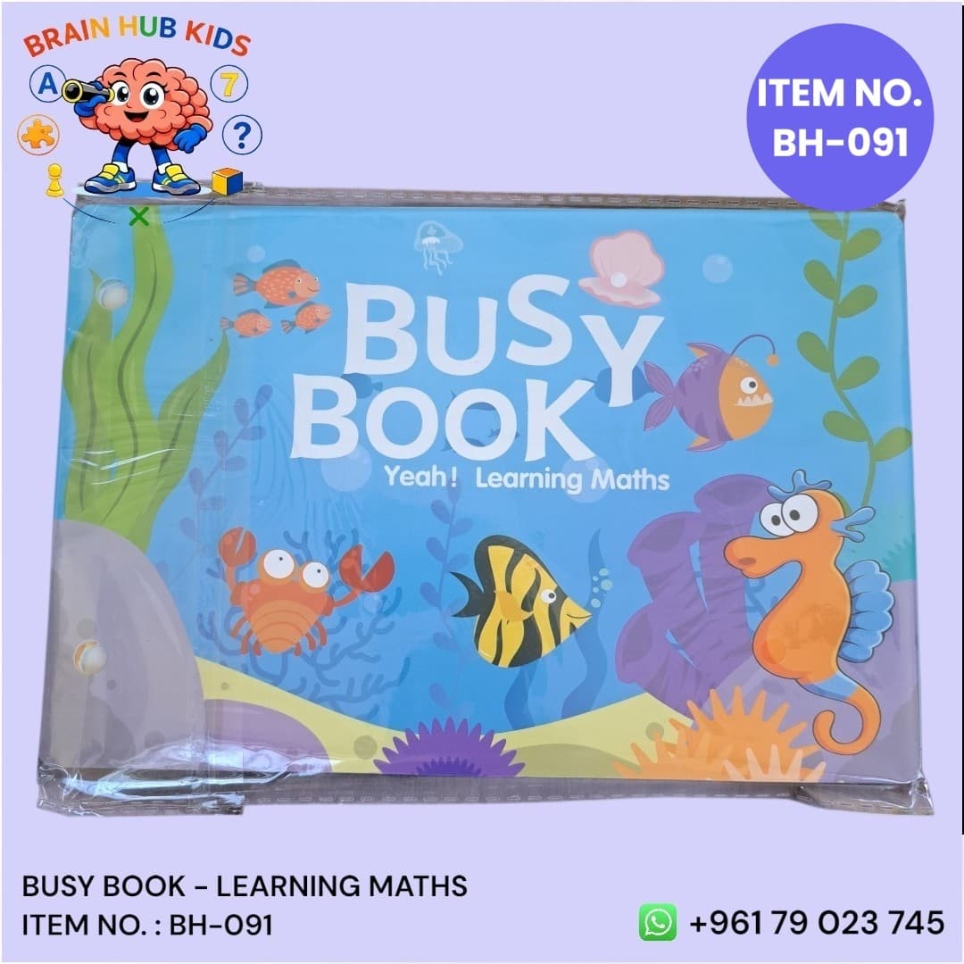 Interactive Busy Book – Yeah! Learning Maths Theme