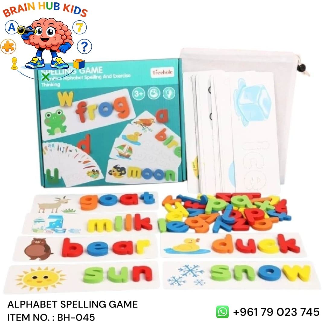 Alphabet Letter Spelling & Word Building Game Set