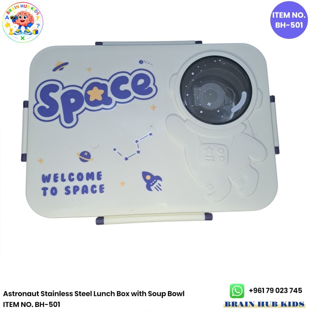 Astronaut Stainless Steel Lunch Box with Soup Bowl